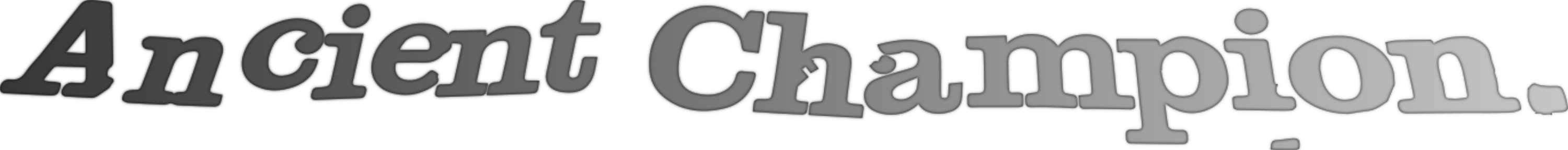 logo for ancient champion 2025 grey moody